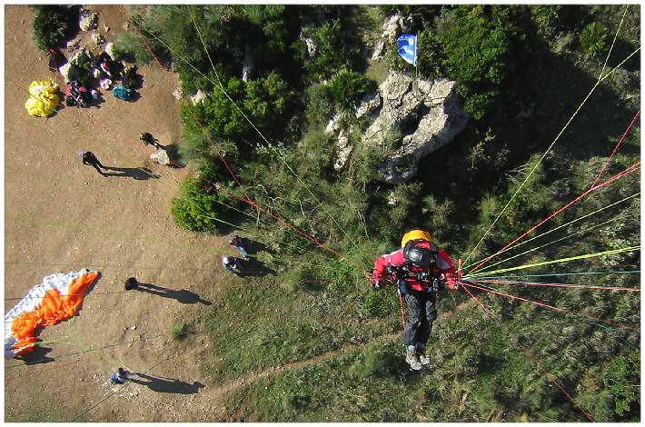 Oberer Startplatz in Montellano