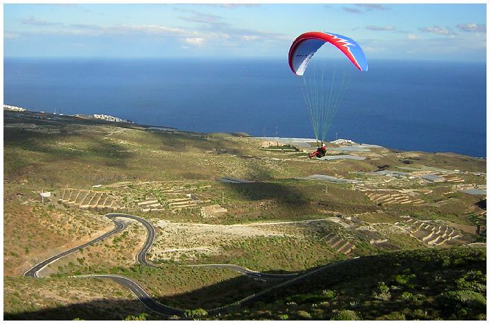 Soaringflug in 'Fasnia'
